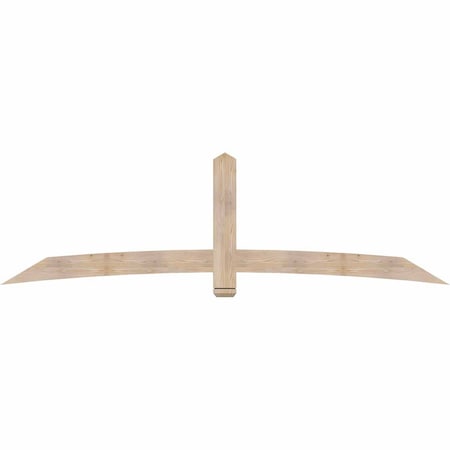 Ekena Millwork Bellingham Timber Gable Bracket, Douglas Fir, 108"W x 31 1/2"H x 1 1/2"D x 5 1/2"F, 7/12 Pitch GBW108X31X0206BEL00SDF